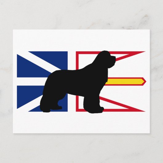 Carte Postale silo newfie sur Flag_of_Newfoundland_and_Labrador. (Devant)