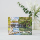 Carte Postale Siloam Springs Sager Cascade Penser De Vous (Debout devant)