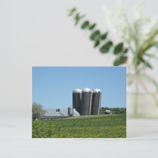 Carte Postale Silos penché (Debout devant)