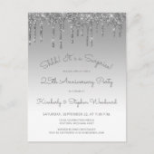 Carte Postale Silver 25th Anniversary Surprise Party (Devant)
