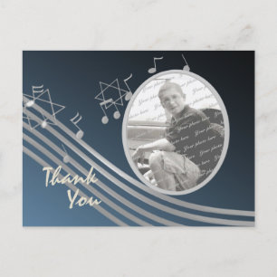 Carte Postale Silver Blue Music in the Air Photo