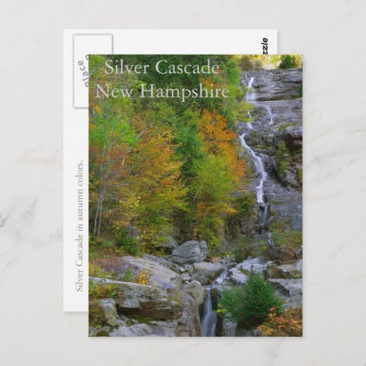 Carte postale Silver Cascade (Devant / Derrière)