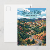 Carte Postale Silver City États-Unis (Devant / Derrière)
