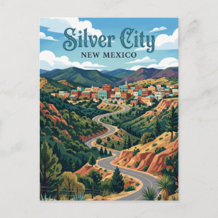 Carte Postale Silver City États-Unis