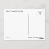 Carte Postale Silver Falls 1 (Dos)