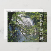 Carte Postale Silver Falls 4 (Devant / Derrière)