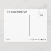 Carte Postale Silver Falls 4 (Dos)