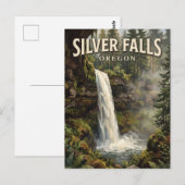Carte Postale Silver Falls State Park Silverton Oregon (Devant / Derrière)