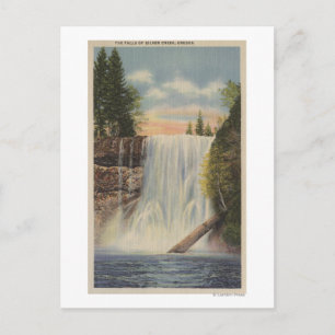 Carte Postale Silver Falls sur Silver Creek, Oregon View