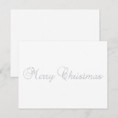 Carte postale Silver Joyeux Noël (Devant / Derrière)