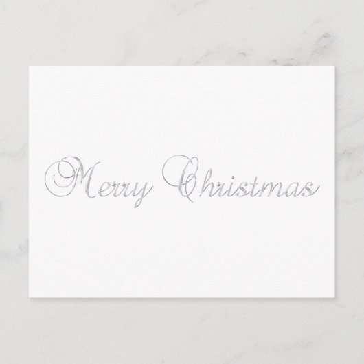 Carte postale Silver Joyeux Noël (Devant)