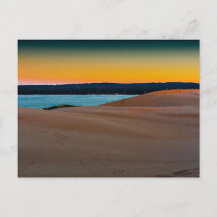 Carte Postale Silver Lake State Park, Michigan au coucher du sol