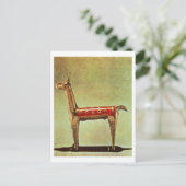 Carte Postale Silver Llama Figurine, du Pérou, après 1438 (Debout devant)