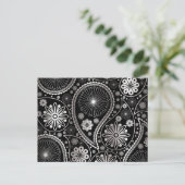 Carte Postale Silver paisley (Debout devant)