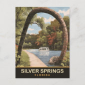 Carte Postale Silver Springs, Floride (Devant)