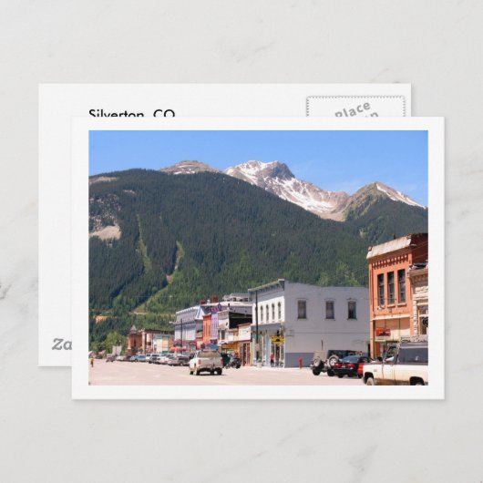 Carte Postale Silverton, CO (Devant / Derrière)
