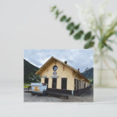 Carte Postale Silverton, Colorado, dépôt ferroviaire (Debout devant)