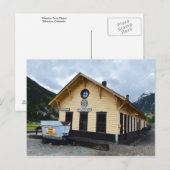 Carte Postale Silverton, Colorado, dépôt ferroviaire (Devant / Derrière)