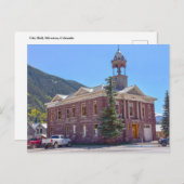 Carte Postale Silverton, Colorado, Hôtel de Ville (Devant / Derrière)