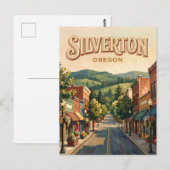 Carte Postale Silverton Oregon (Devant / Derrière)