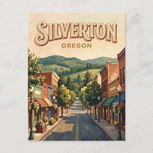 Carte Postale Silverton Oregon (Devant)