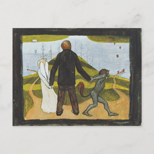 Carte Postale Simberg Vägskälet Tienhaarassa CC0425 (Devant)