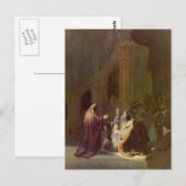 Carte Postale Siméon dans le temple par Rembrandt (Devant / Derrière)