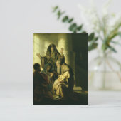 Carte Postale Siméon et Hannah dans le Temple, vers 1627 (Debout devant)