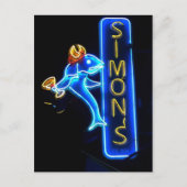 Carte postale Simons Neon (Devant)