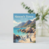 Carte Postale Simon's Town, Afrique du Sud (Debout devant)