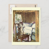Carte Postale Simpkin le chat sert du thé - Beatrix Potter (Devant / Derrière)