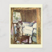Carte Postale Simpkin le chat sert du thé - Beatrix Potter (Devant)
