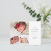 Carte postale simple à Faire-part de naissance mul (Debout devant)