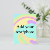 Carte Postale Simple acrylique pour marbre ajouter votre nom de (Debout devant)