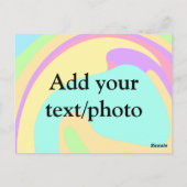 Carte Postale Simple acrylique pour marbre ajouter votre nom de (Dos)