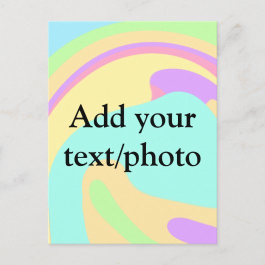 Carte Postale Simple acrylique pour marbre ajouter votre nom de (Devant)