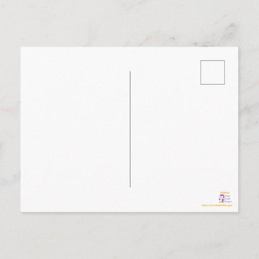 Carte Postale Simple Azulejo (Dos)