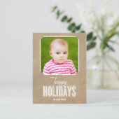 Carte postale simple Carte photo de vacances (Debout devant)