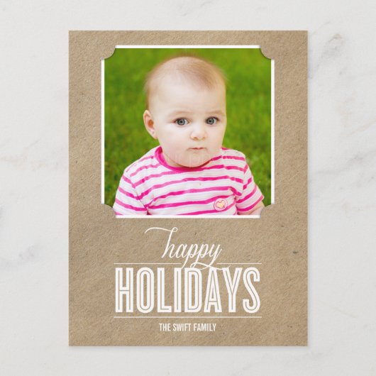 Carte postale simple Carte photo de vacances (Devant)