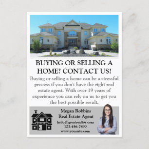 Carte Postale Simple courtier professionnel Investisseur immobil