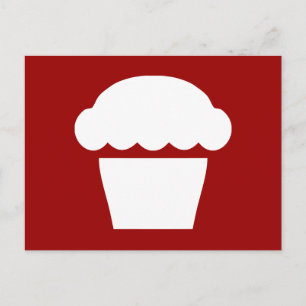 Carte Postale simple cupcake