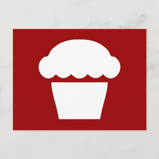 Carte Postale simple cupcake (Devant)