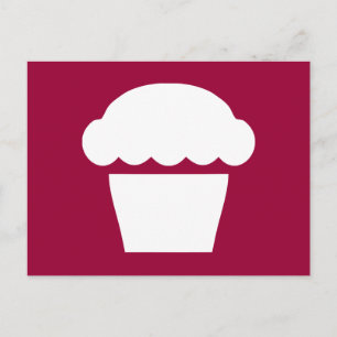 Carte Postale simple cupcake