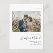 Carte postale simple de conception de photo pour a (Devant)