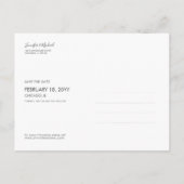 Carte postale simple de conservation de date de ph (Dos)