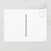 Carte postale simple de mariage avec branche d'oli (Dos)