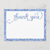 Carte postale simple de remerciement Ne m'oubliez  (Devant)