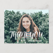 Carte postale simple de remerciement pour la remis (Devant)