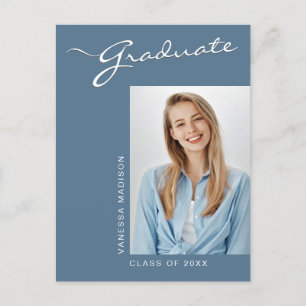Carte Postale Simple Elegant Moderne Faire-part photo Grad
