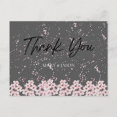 Carte Postale Simple Elegant Thank You Card (Devant)